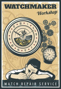 Vintage Watches onarım hizmeti Poster