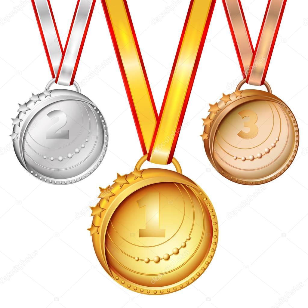 Sports Medals Set
