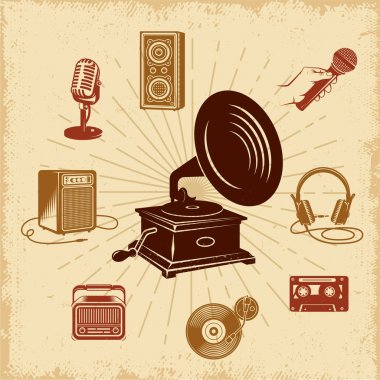 Karaoke Vintage kompozisyon