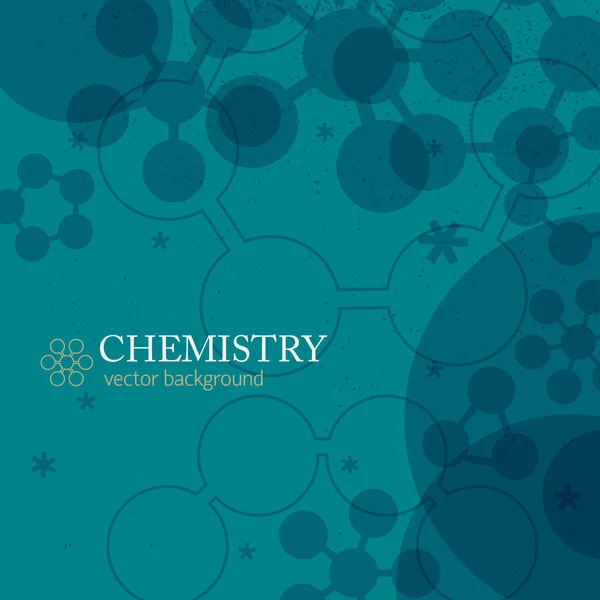 Vorlage für abstrakte Moleküle — Stockvektor