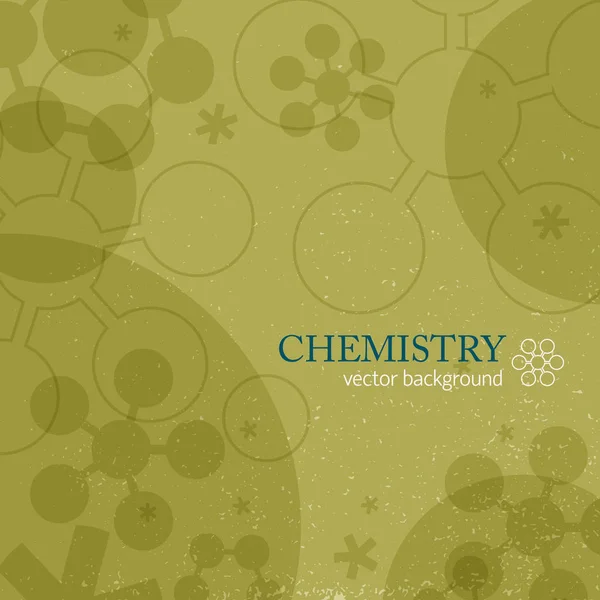 Molecuul achtergrond afbeelding — Stockvector