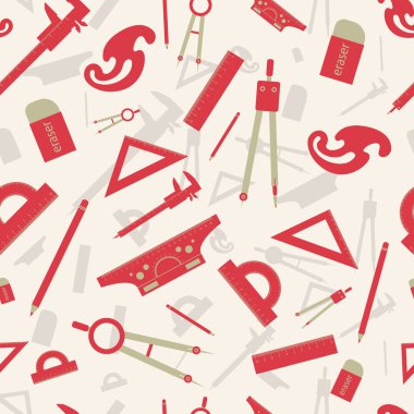 Kırmızı mimari Seamless Modeli