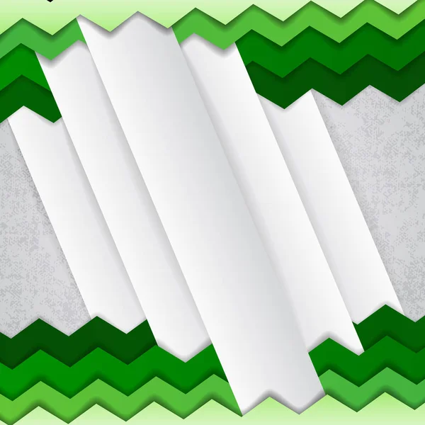 Abstrakter grün-weißer Hintergrund — Stockvektor