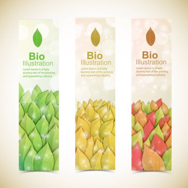 doğa soyut Eko Banner koymak