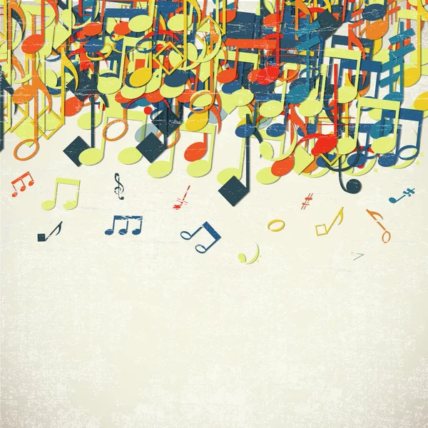 Colorful Music Background — Stock Vector