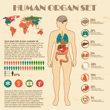 tıbbi Infographic seti