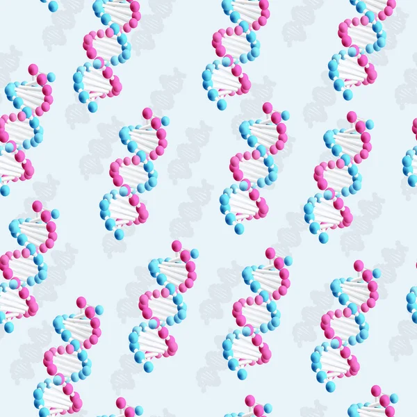 Modello del DNA di Sience — Vettoriale Stock