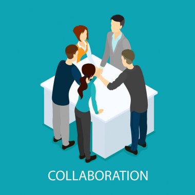 İzometrik iş ortaklığı şablonu