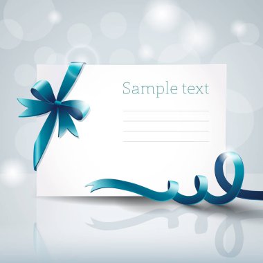 Şerit tebrik kartı