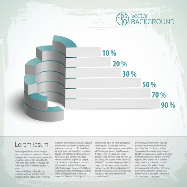 Ensemble infographie vintage — Image vectorielle