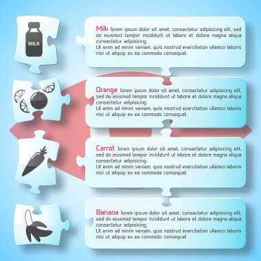 sağlıklı gıda infographics