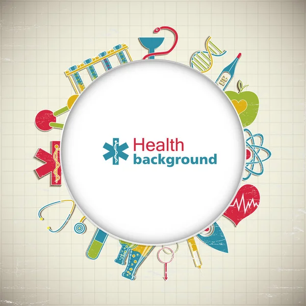 Medikal kağıt stili arka plan