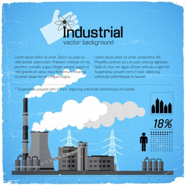 Endüstriyel Bina arka plan
