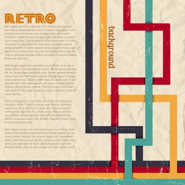 Retro arka plan illüstrasyon