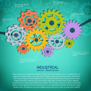 Üretim Mekanik vites arka plan