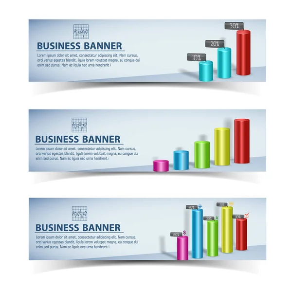 Business Infographic Template — Stock Vector