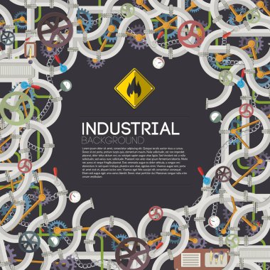 Endüstriyel mekanik şablonu