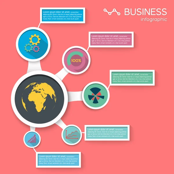 Business Infographic Elements — Stock Vector