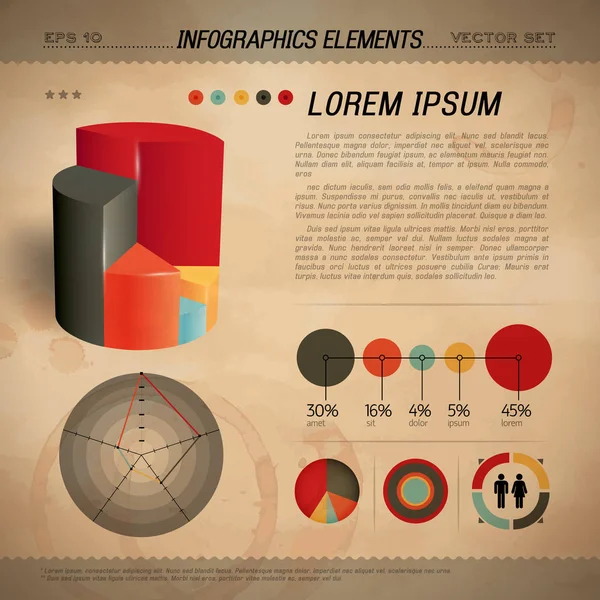 Infographic Elements Set — Stock Vector
