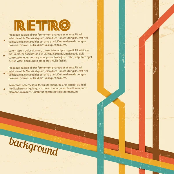 Abstrakt retro bakgrund — Stock vektor