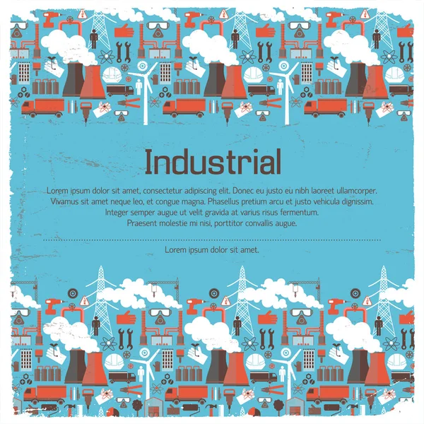 Tło urządzenia przemysłowe — Wektor stockowy