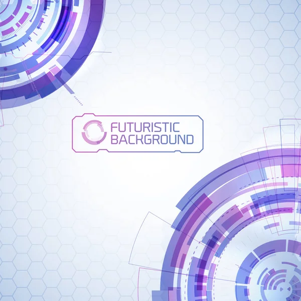 Köşe daireler fütüristik arka plan