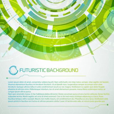 Sanal arabirim futuristik konsepti