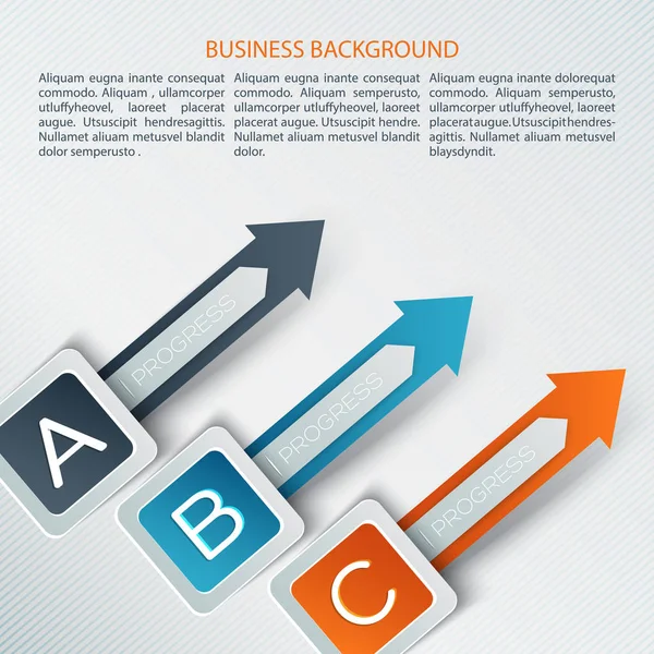 Modelo de infográfico de negócios — Vetor de Stock