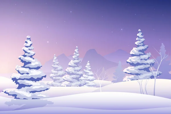 Frohe Weihnachten Märchen Hintergrund — Stockvektor