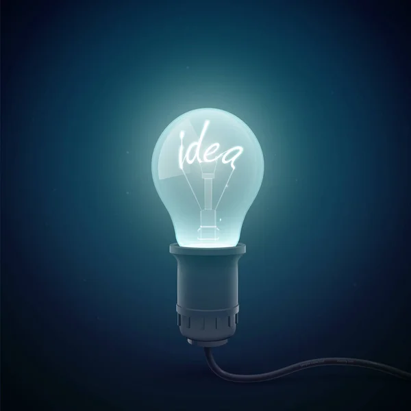 Tło światło świata idei — Wektor stockowy
