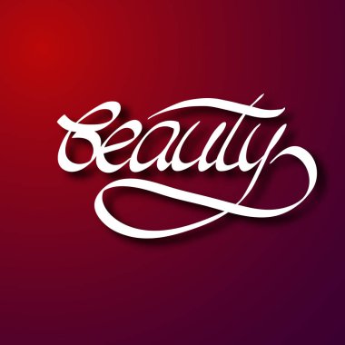 Tipografik yazıt soyut tasarım konsepti