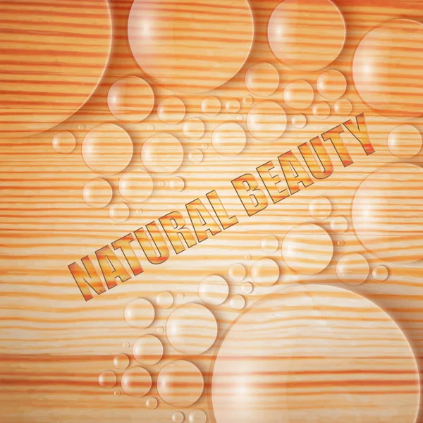 Natural Beauty Background — Stock Vector