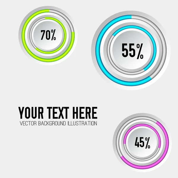 Web Business Infografías — Vector de stock