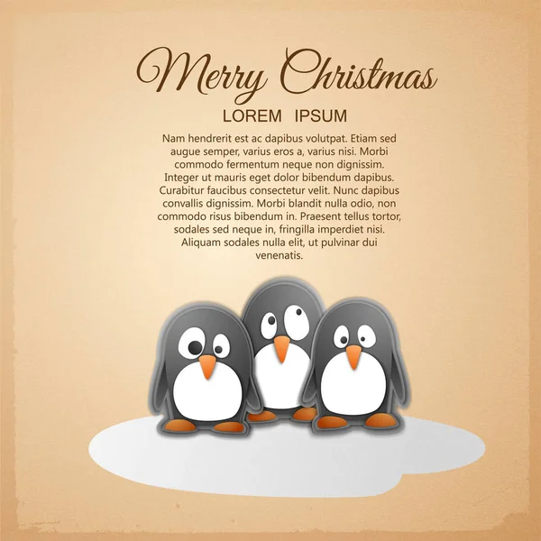 Вітальний плакат з Різдвом Христовим — стоковий вектор