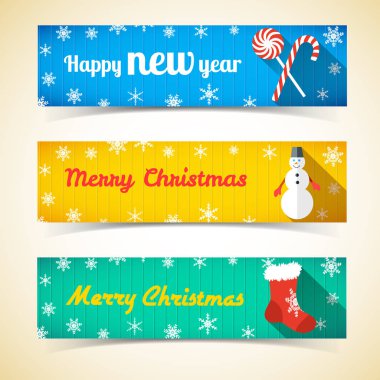 Kış tatil yatay Banner