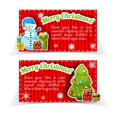 Kırmızı parlak tatil afiş ayarla