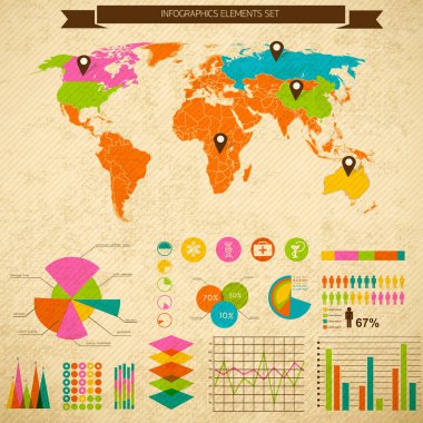 Diyagram ve iş çizelgeleri Infograhic