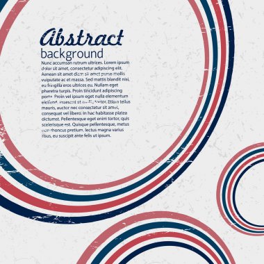 Renkli çizgi daireler ile arka plan