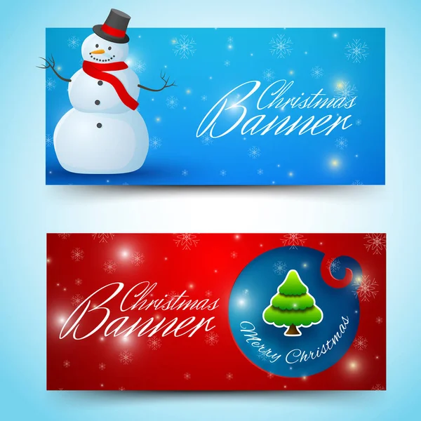 Parlak Noel yatay Banner