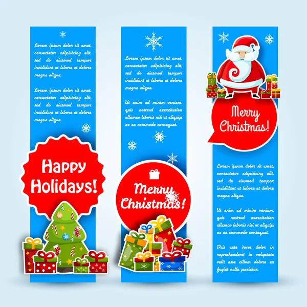 Mutlu yeni yıl kartı afiş kümesi