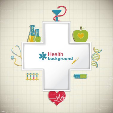 Medikal kağıt arka plan