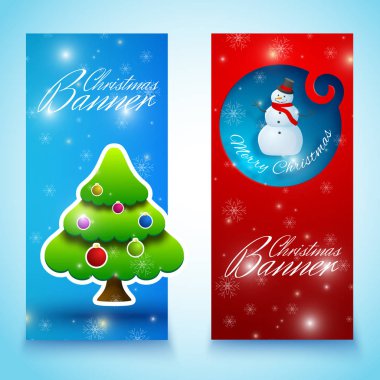 Mutlu yeni yıl ve mutlu Noeller afiş ayarla