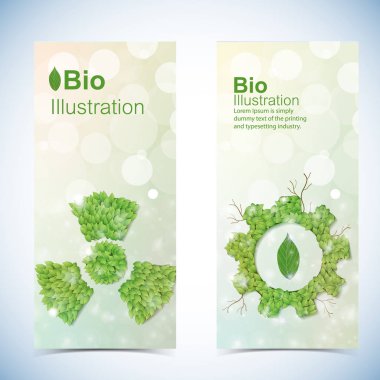 doğa soyut Eko Banner koymak