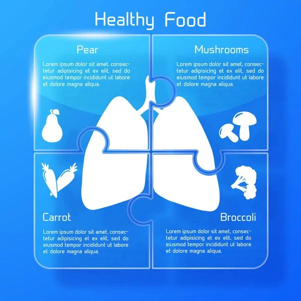 Modèle d'alimentation saine — Image vectorielle