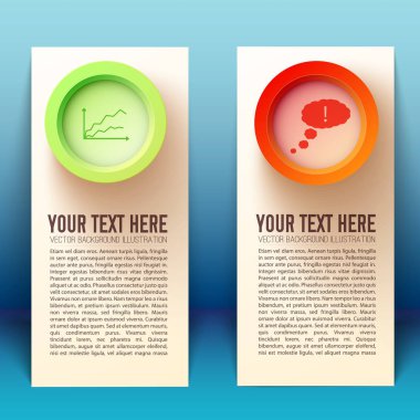 İş Infographic dikey afiş