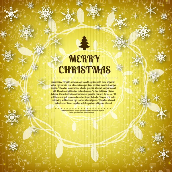 Merry Christmas Background — Stock Vector