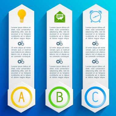 Web Tasarım afiş kümesi