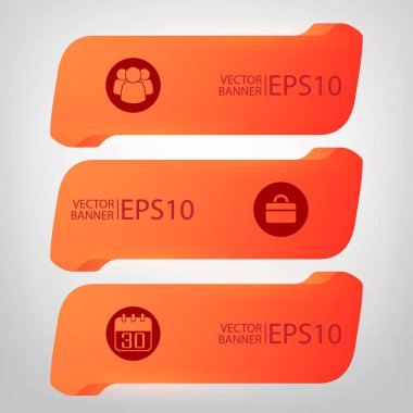 Soyut Infographic yatay afiş