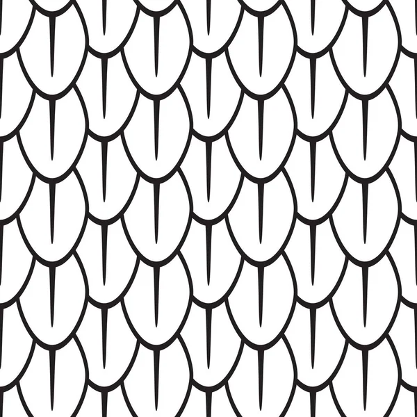 Abstract Monochrome Seamless Pattern — Stock Vector