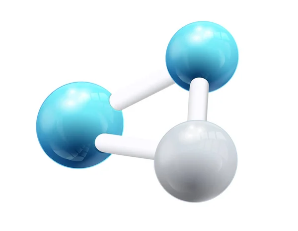 Objeto de fórmula química estrutural — Vetor de Stock